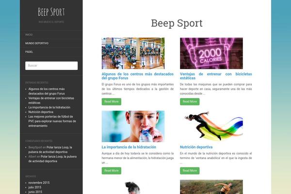 Flat theme site design template sample