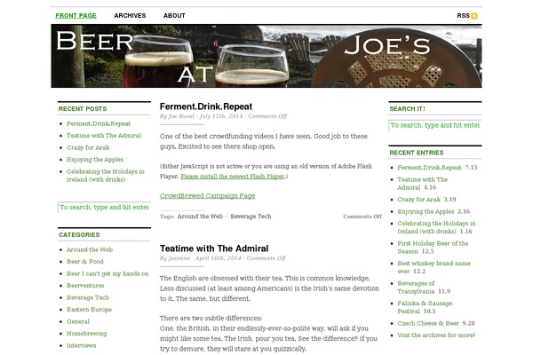 Cutline 3 Column Split theme site design template sample