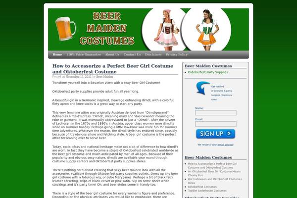2010 Weaver theme site design template sample