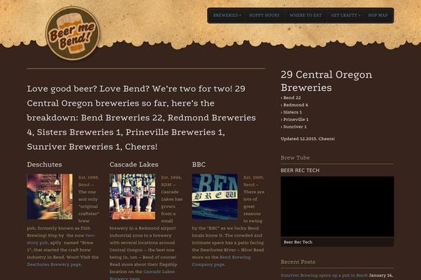 Büro theme site design template sample