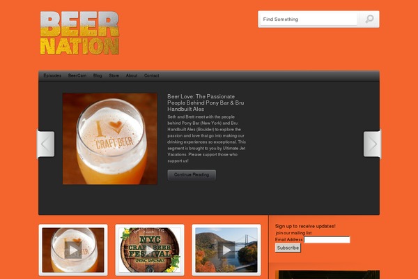 On Demand theme site design template sample