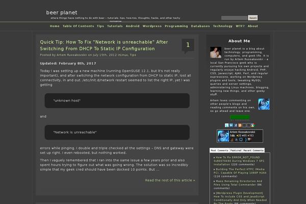 Site using WP-Note plugin