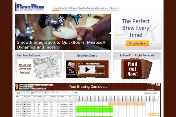 beerrunsoftware.com site used Beerrun-software