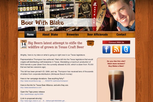 Blake theme site design template sample
