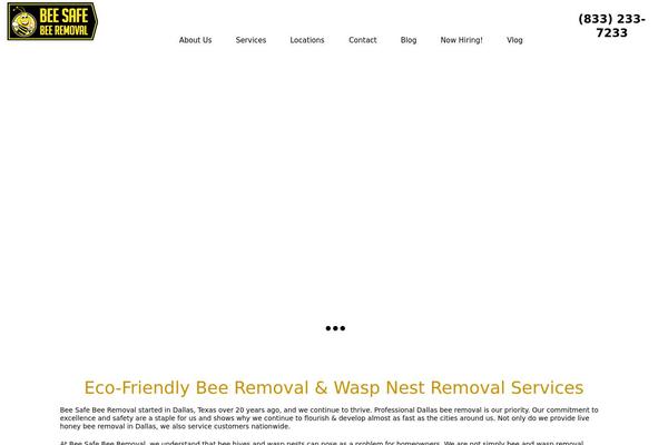 beesafebeeremoval.com site used Income-wp