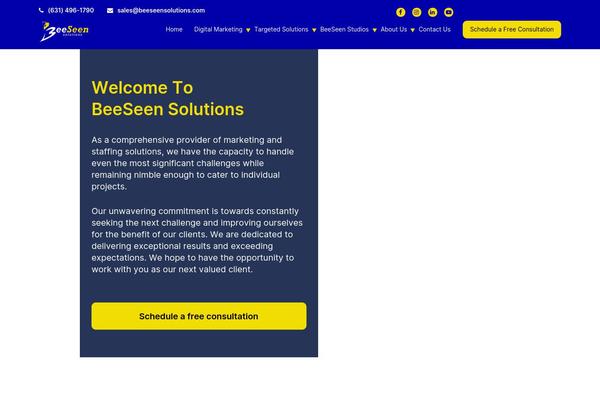 beeseensolutions.com site used Beeseensolutions
