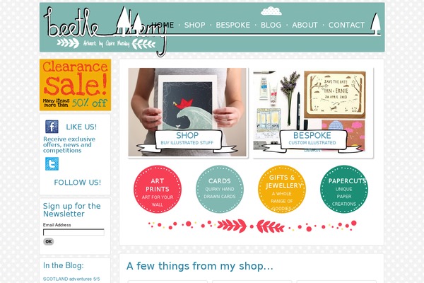 BlankSlate theme site design template sample