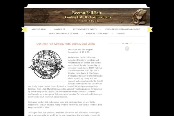 Sugar and Spice theme site design template sample