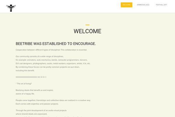 Omni theme site design template sample