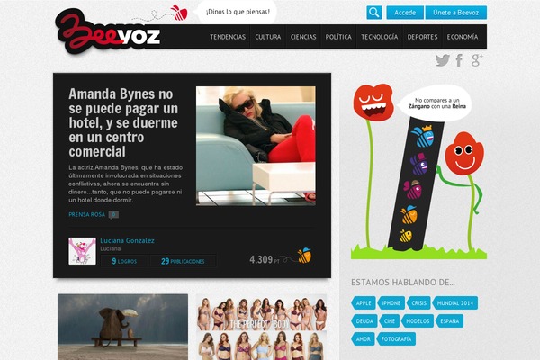 Beevoz theme site design template sample