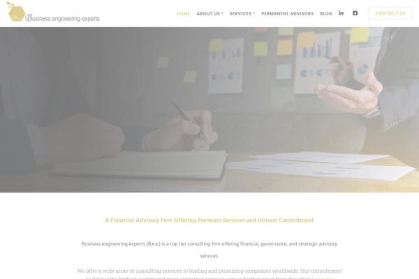 Success theme site design template sample
