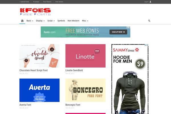 Site using Image-sizes plugin
