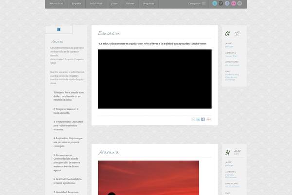 Dispatch theme site design template sample