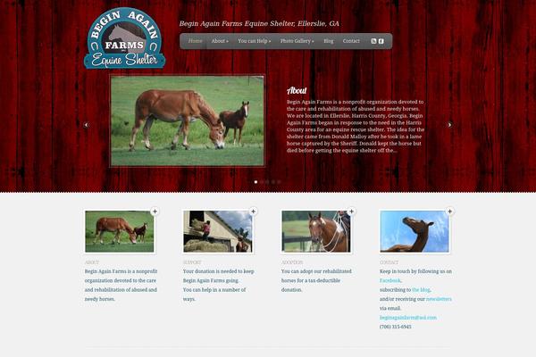 Feather theme site design template sample