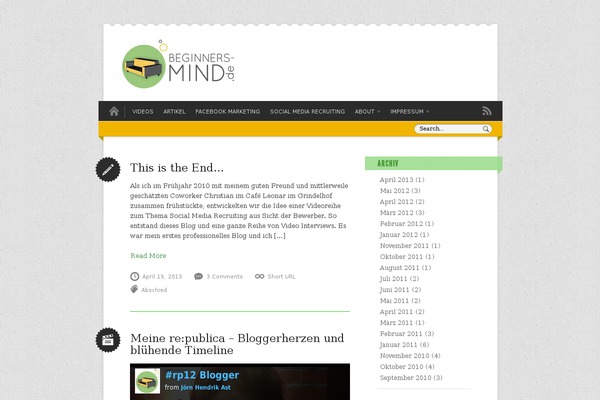 Crisp theme site design template sample