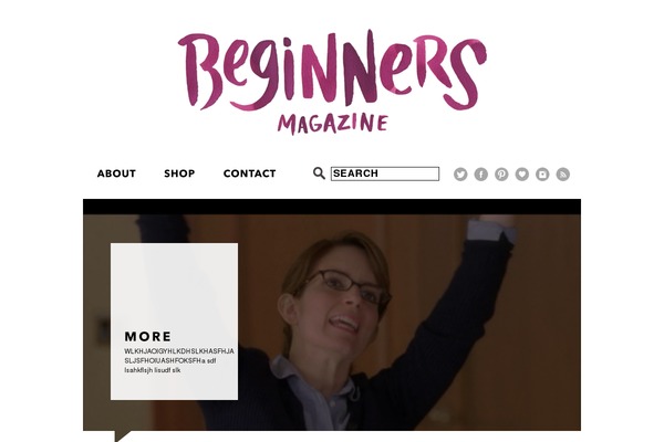 beginnersmag.com site used BBlog
