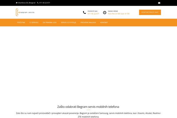 Ostrya theme site design template sample