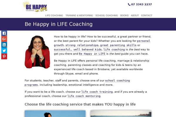 behappyinlife.com site used Beautiful Pro Theme