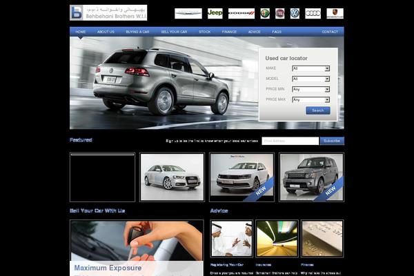 Starkers theme site design template sample