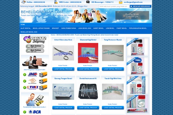behelgigimurah.com site used Indostore