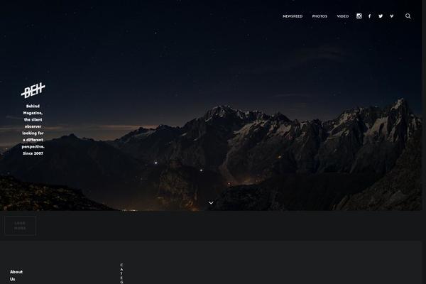 Uncode theme site design template sample