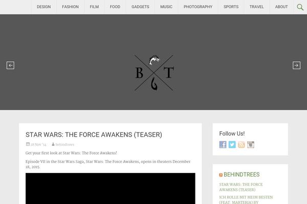 Radiate Pro theme site design template sample