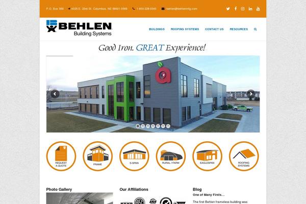 Total Child theme site design template sample