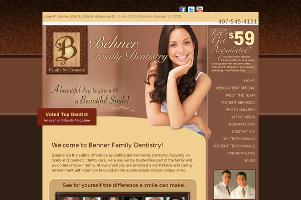 behnerdental.com site used Dante