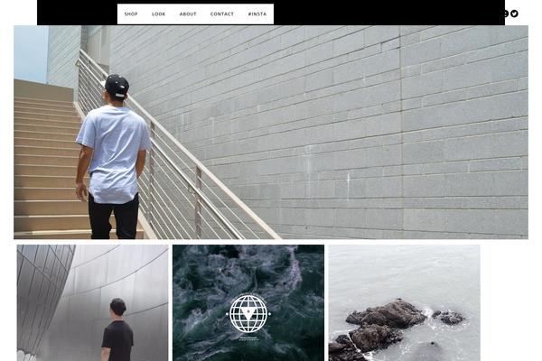 Nirvana theme site design template sample
