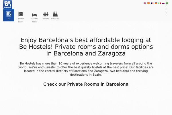 behostels.com site used Yoo_helios_wp