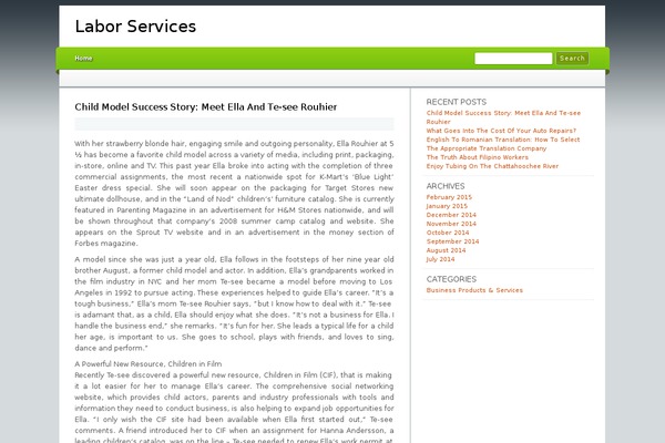 Tmp theme site design template sample