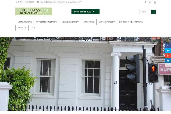 iMedica theme site design template sample