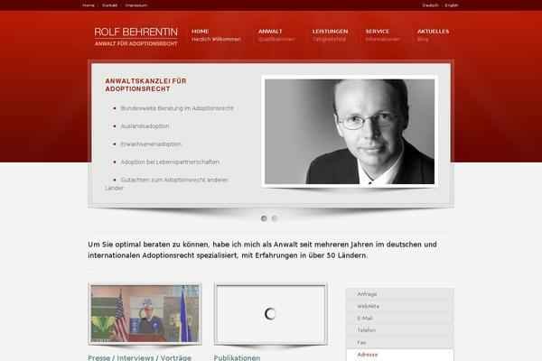 Karma Child theme site design template sample