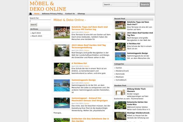 Do’a Ibu theme site design template sample