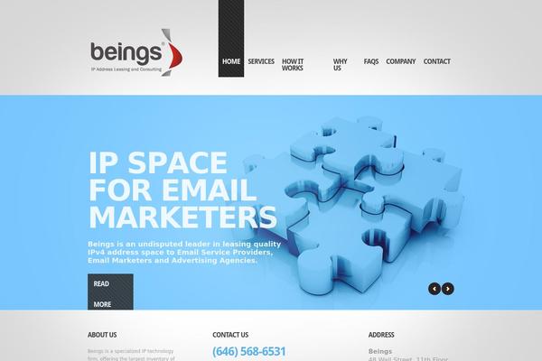 Essence theme site design template sample