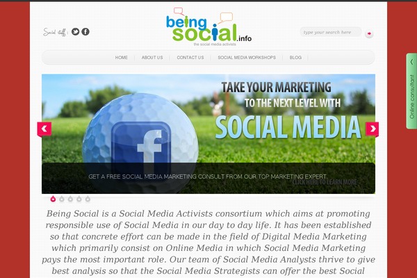 Simple’n’Bright theme site design template sample