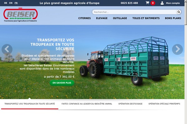 beiser.fr site used Videostream