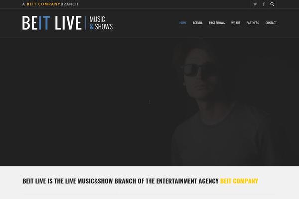 Metric Child Theme theme site design template sample