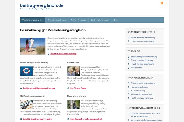 Discovery theme site design template sample