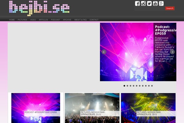 Site using EWSEL Lightbox For Galleries plugin