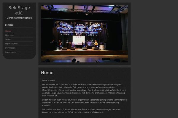 bek-stage.de site used DarkElements