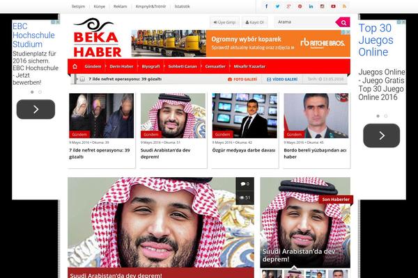 EsenPortal theme site design template sample
