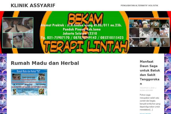 Site using Really Simple Share plugin