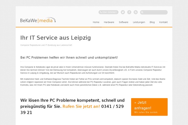 Stack theme site design template sample