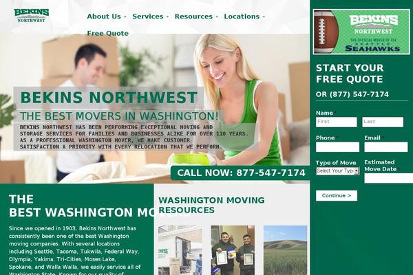 bekinsmovingandstorage.com site used Bekins