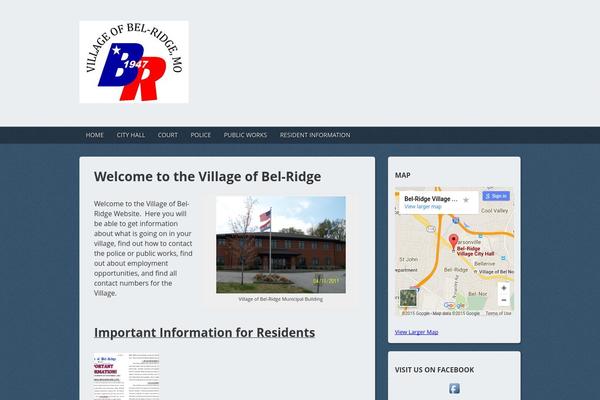 Modern Estate theme site design template sample
