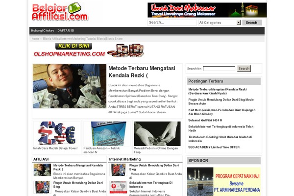 Tetap Semangat theme site design template sample