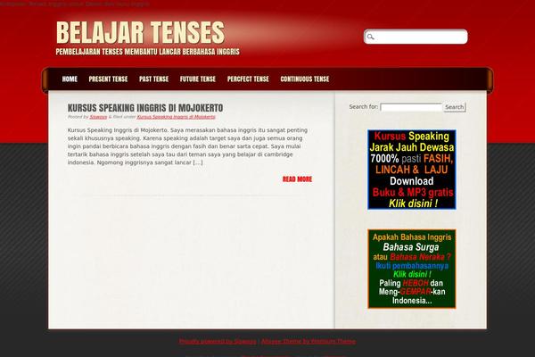 Frantic theme site design template sample