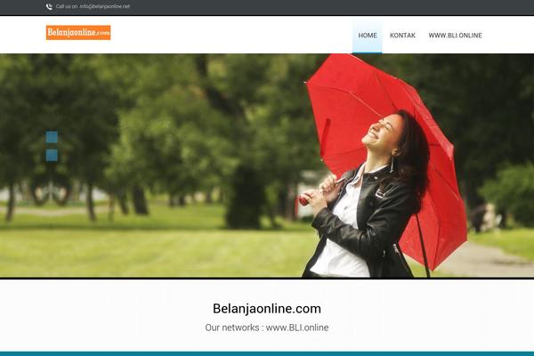 belanjaonline.com site used One Page