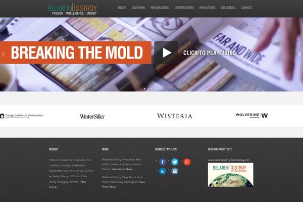 Radius theme site design template sample